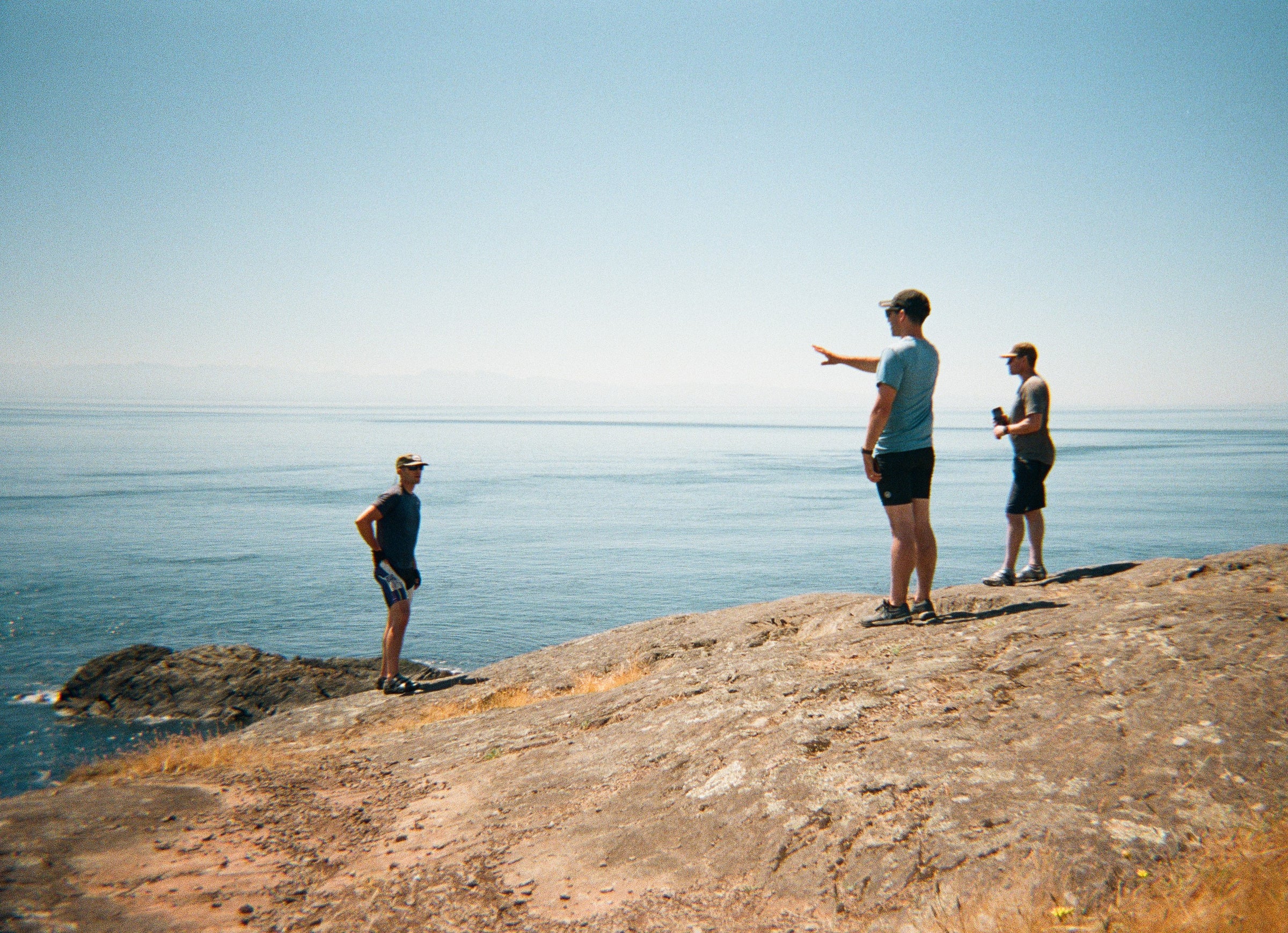 The guys hanging out at Iceberg Point on Lopez Island