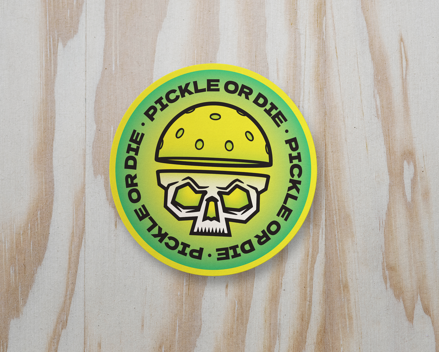 Pickleball Sticker - Pickle or Die