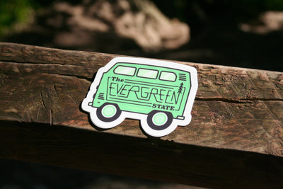 evergreen state washington sticker