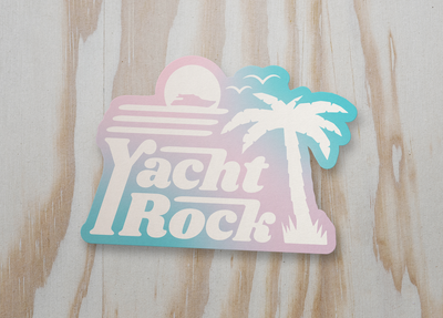 Yacht rock sticker