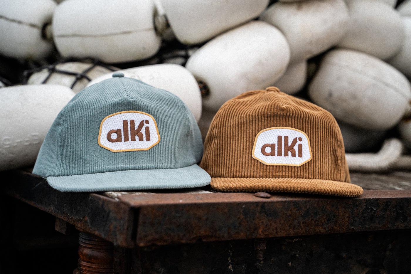light blue and brown snapback corduroy hats
