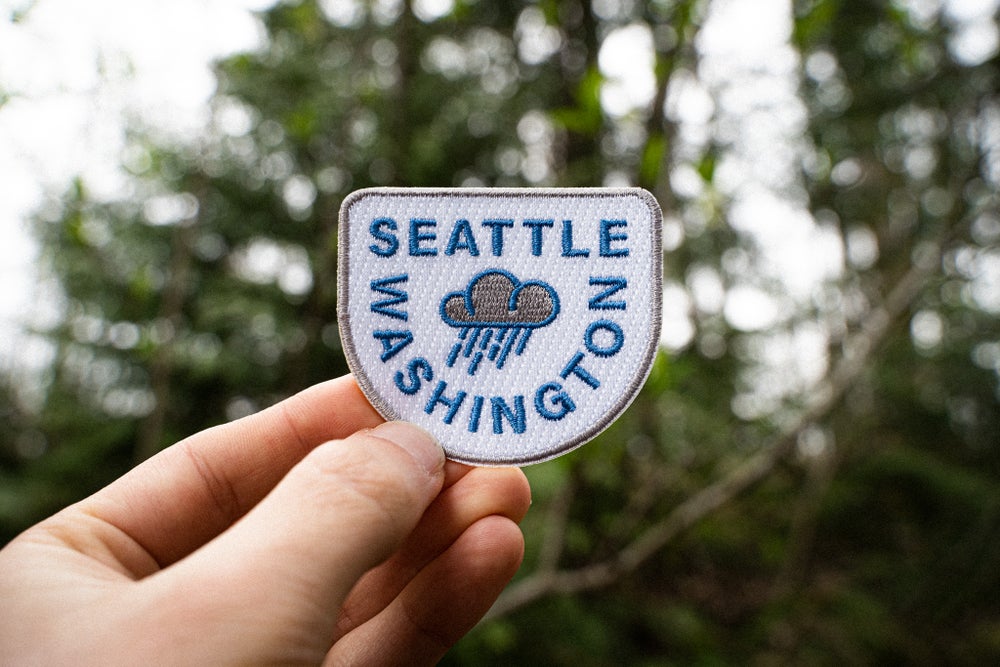 seattle embroidered patch