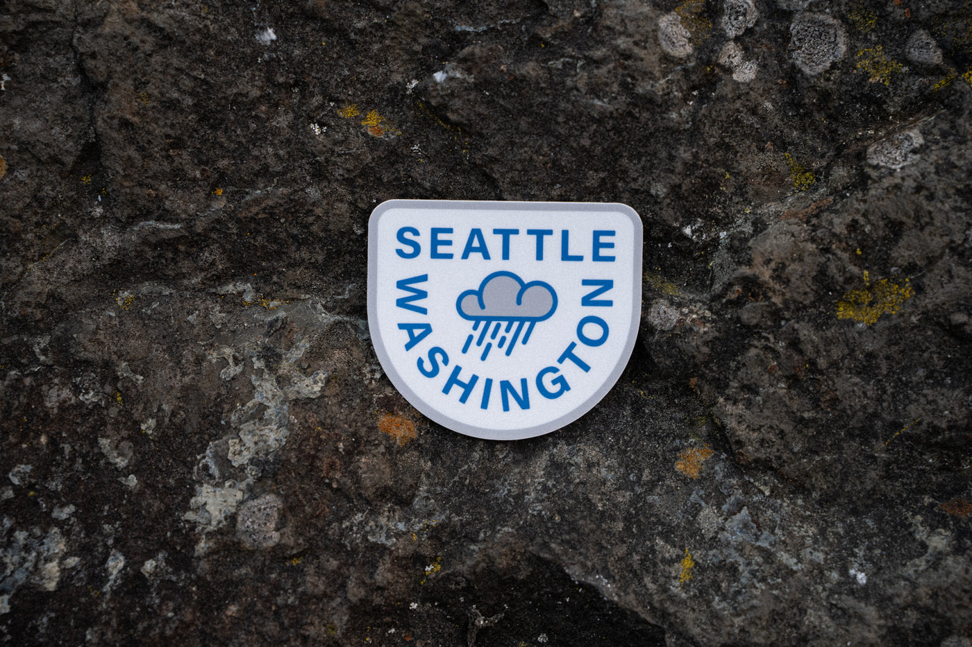 Raincloud Seattle Sticker