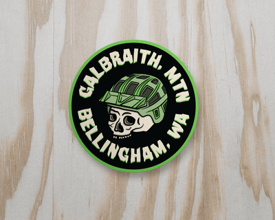 Skull Galbraith Mountain Bike Sticker